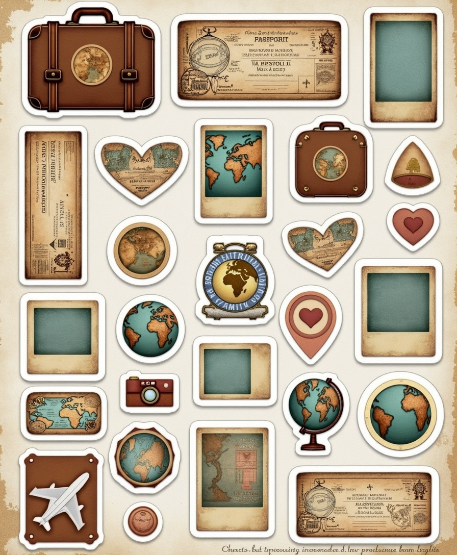 Journal Stickers - Sheet v31